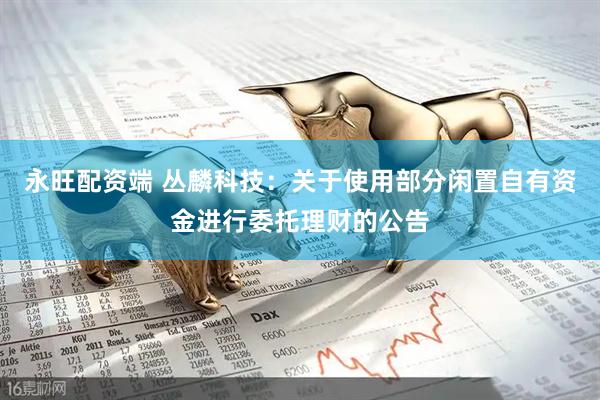 永旺配资端 丛麟科技：关于使用部分闲置自有资金进行委托理财的公告